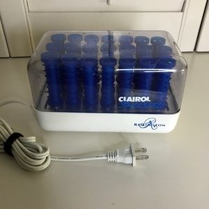 Remington Blue H-21SP  Tight Curls Hot Rollers Curlers Wax Core No Clips Pageant